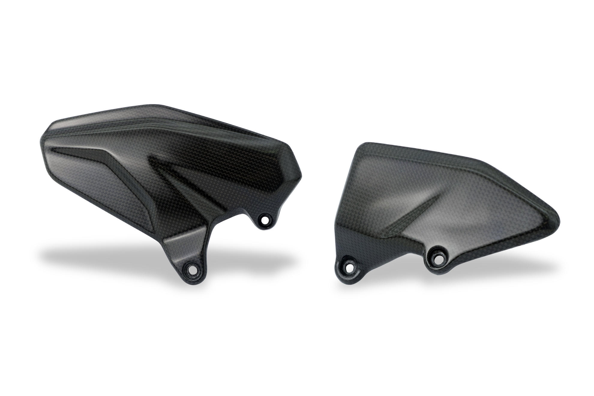 CNC Racing Carbon Fiber Heel Guards for Ducati Multistrada V4 / S / Sport, and 22-23 Pikes Peak CNC Racing Carbon Fiber Heel Guards for Ducati Multistrada V4 / S / Sport, and 22-23 Pikes Peak